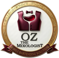 OZ The Mixologist logo - mobile bartending services in Toronto